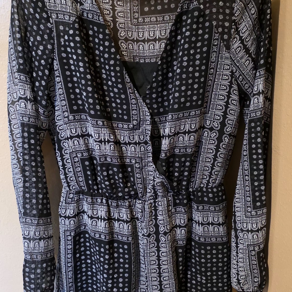 BCBGeneration Monochrome Geometric Dress